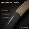 PMAG Dual Coupler yhdistää mustan ja vaaleanruskean lippaan.