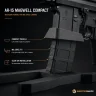 AR-15 Magwell Compact asennettuna kiväärin lipaskuilun ympärille.